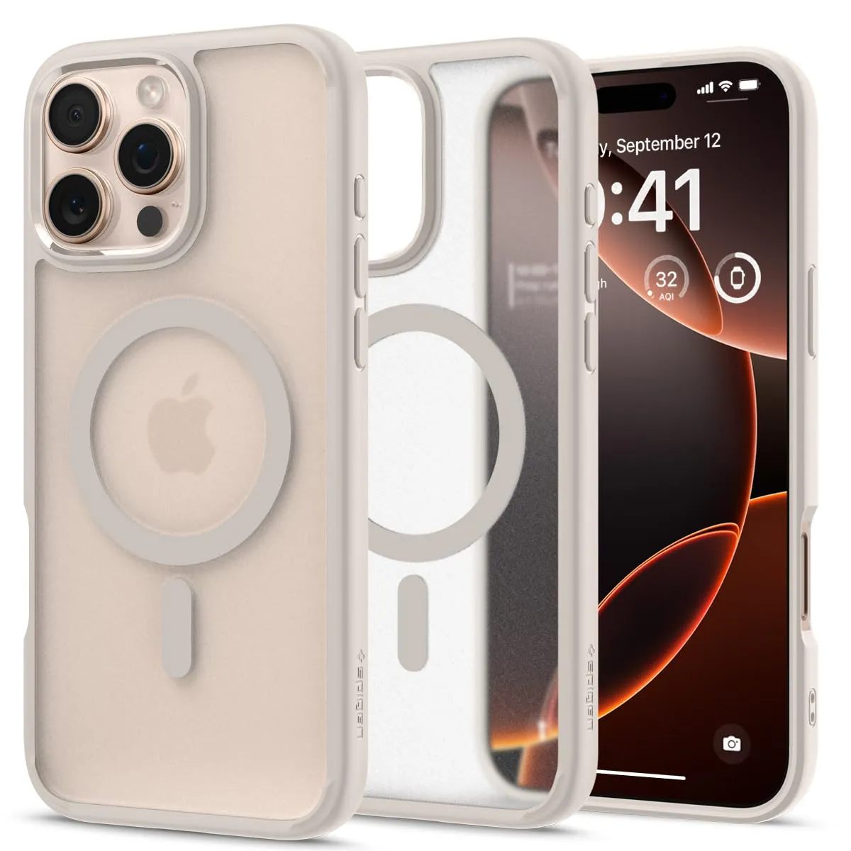 Spigen Ultra Hybrid MagFit Back Cover Case for iPhone 15 Pro Max